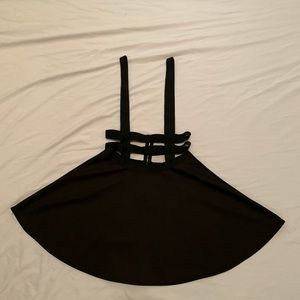 Black skater skirt
